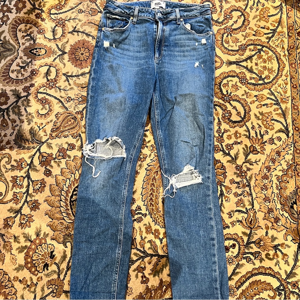 Distressed Paige Jeans